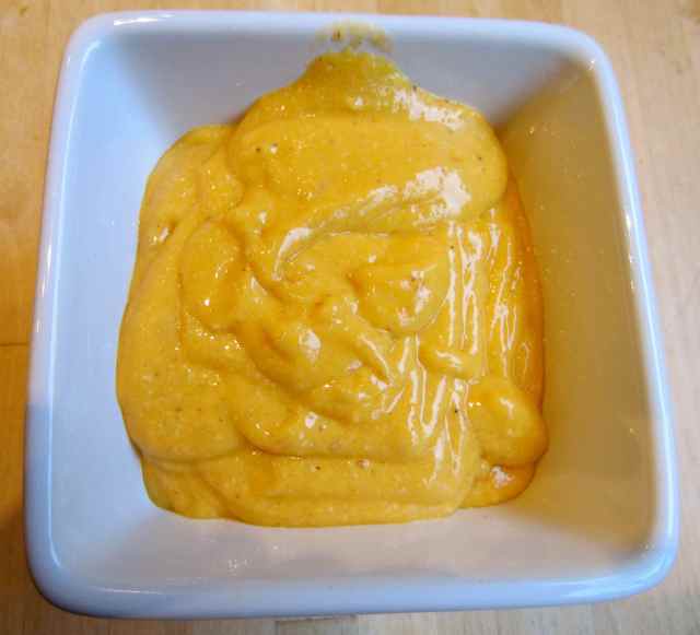 Mango and apricot soft serve