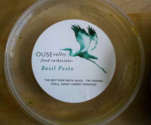 Ouse Valley basil pesto