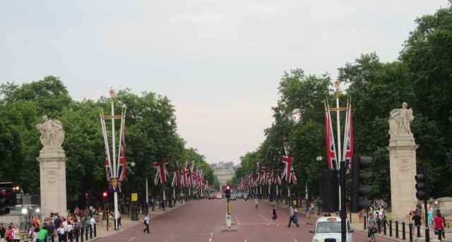 looking down The Mal from VM