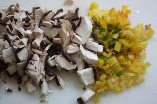 mushrooms and yellow stalks
