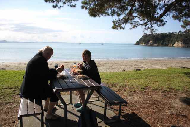 picnic at Stanmore Bay