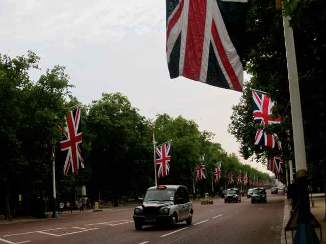 walking along The Mall
