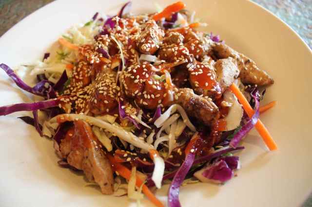 Asian style chicken salad