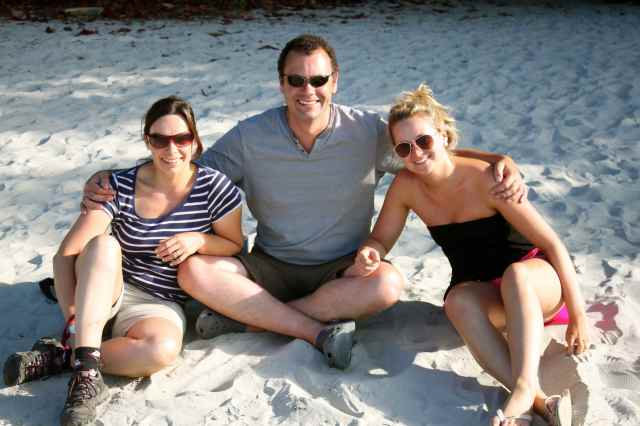 BJ, H and Lara at Cape Trib