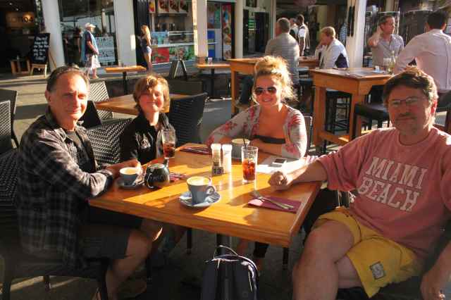 coffee at Mooloolaba