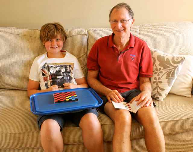 H and K with kaleidoscope challenge