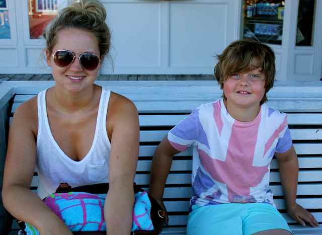 L and H at Marina in PD