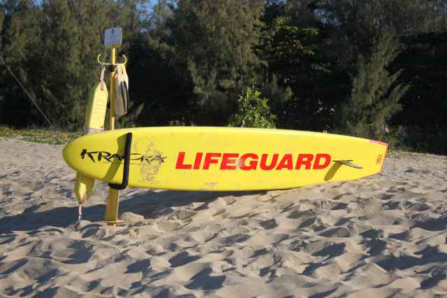Lifeguard surf board