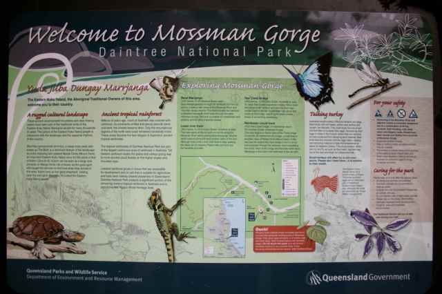 Mossman Gorge sign