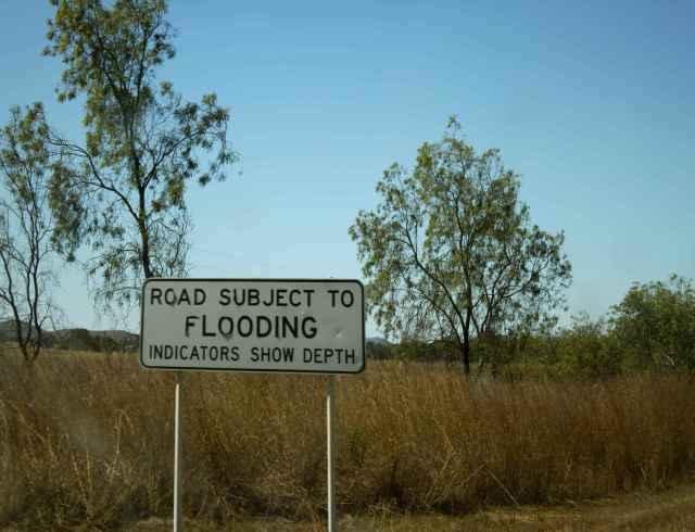 road subject to flooding