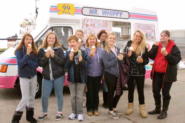 all of us at Mr Whippy