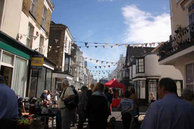 back down Addington St