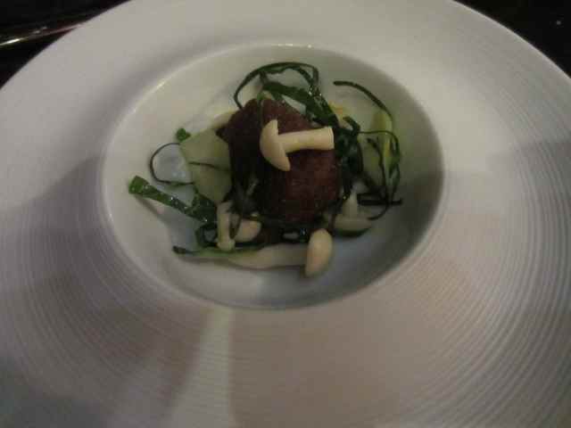 grouse and mushrooms