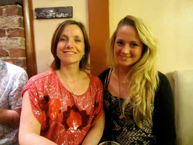 Lara and Holly birthday dinner