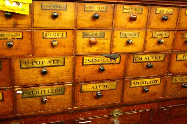 old fashioned chemist