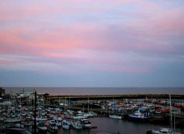 sunset in Ramsgate