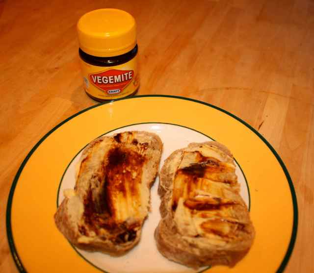 bread and Vegemite