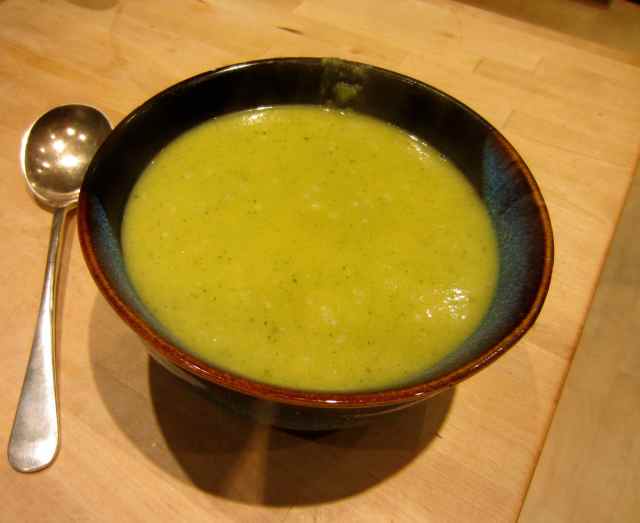 butternut and broccoli soup