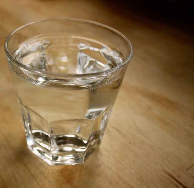 glass of water