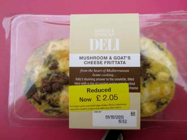 goat's cheese frittata