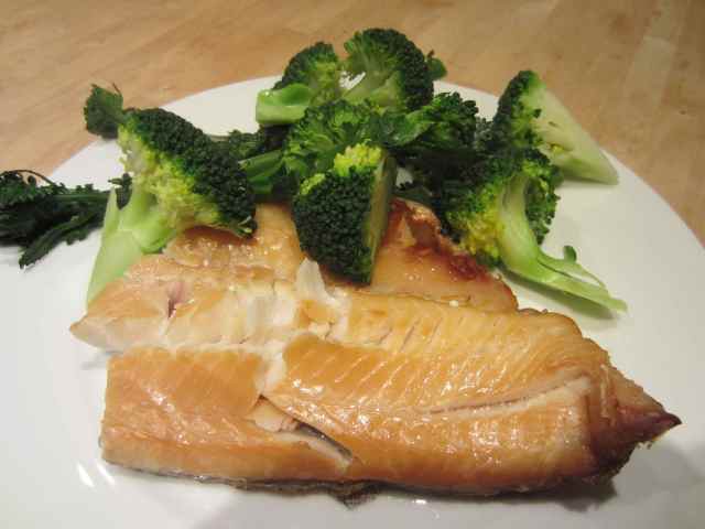 haddock and broccoli