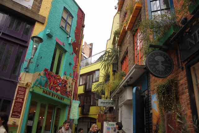 Neal's Yard colourful buildings