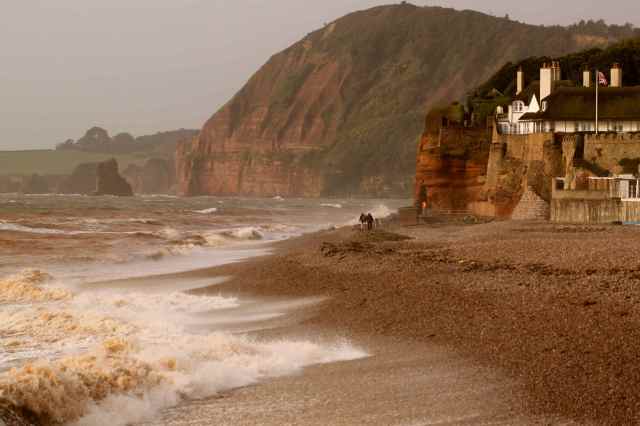 Sidmouth wild sea