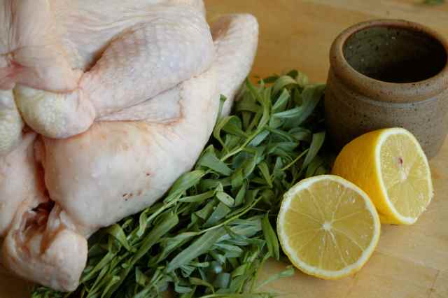 chicken, taragon, lemon