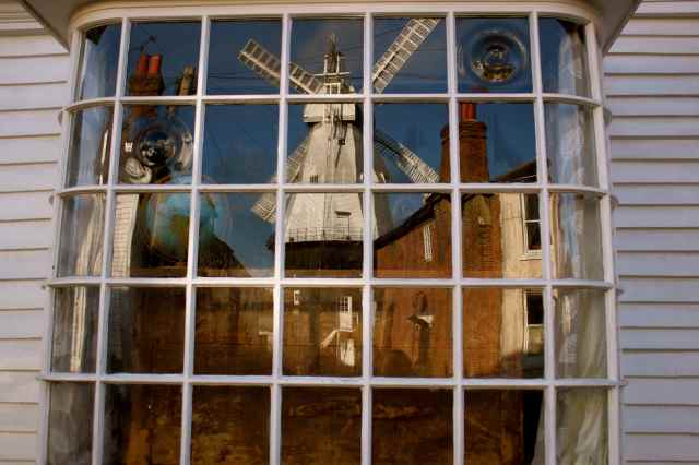 Cranbrrok Windmill in window