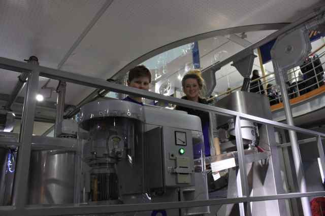 in the chocolate museum