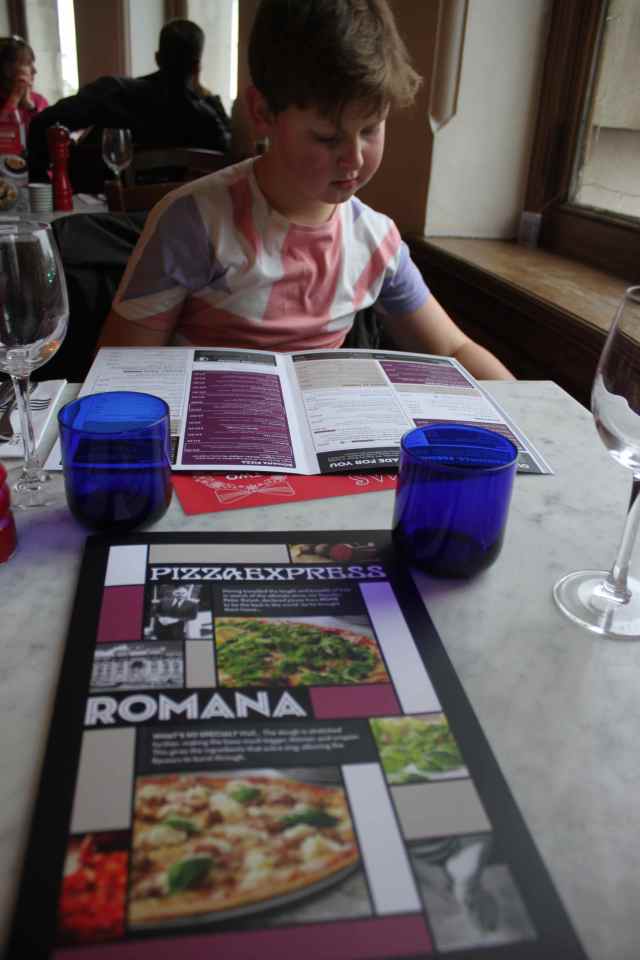 Pizza Express Romana menu