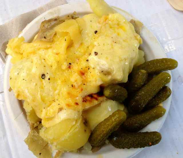 Raclette and gherkins 12-12-13