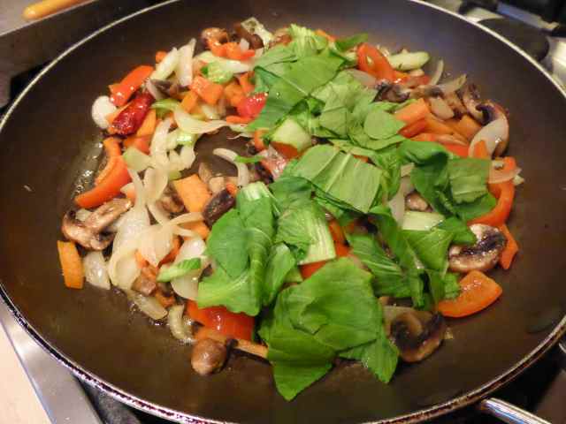 veg stir fry for curry