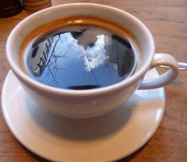 Black coffee in The Table