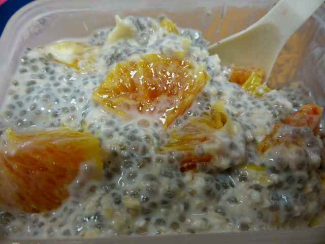 blood orange and chia