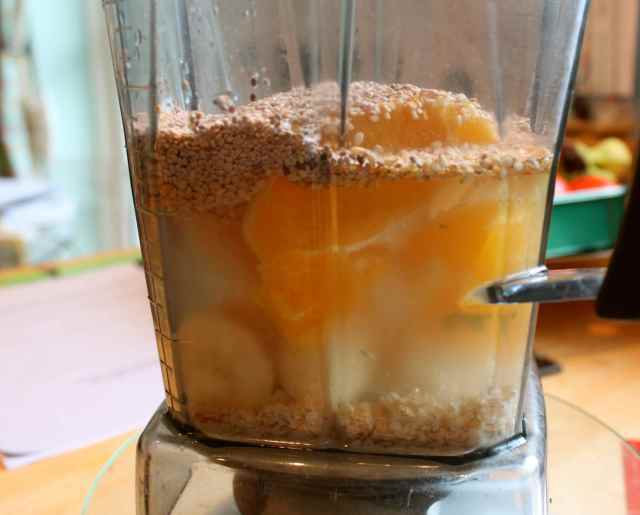 breakfast in blender