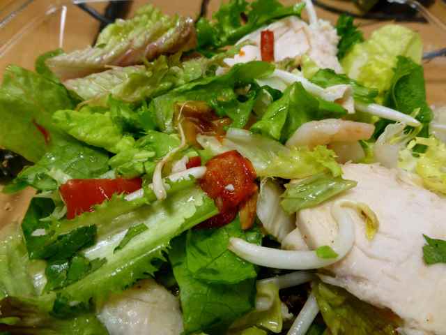 chicken and prawn salad 2