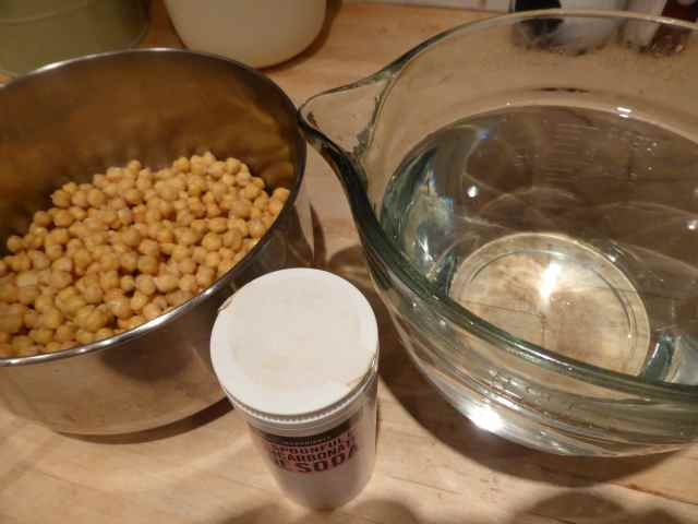 chickpeas and bicarb