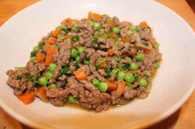 Khema with peas