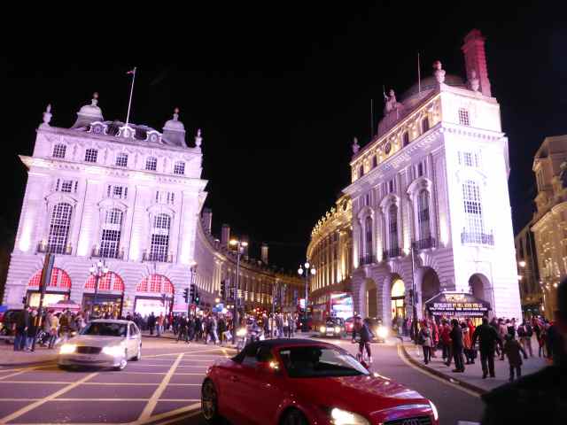 looking up Regent St