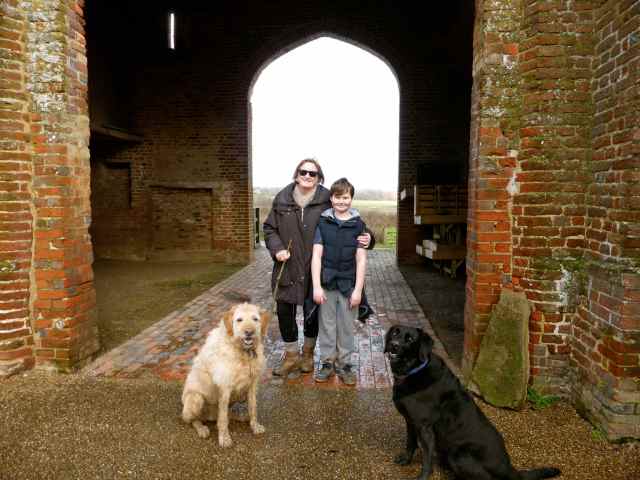 Gail and Harvey at Sissinghurst