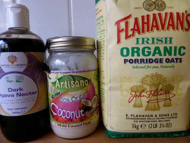 oats, nectar and coconut