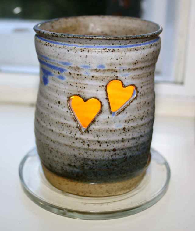 2 heart scent burner