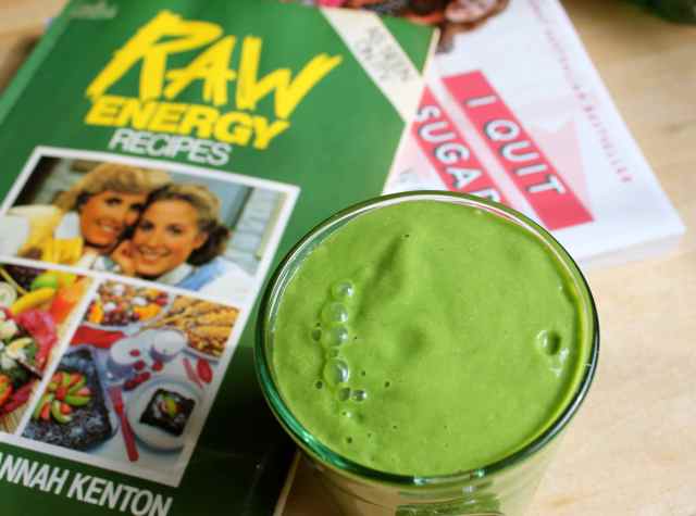 Raw Energy book and smoothie