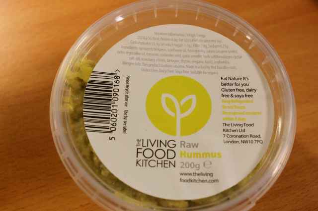The Living Food Kitchen Raw Hummus