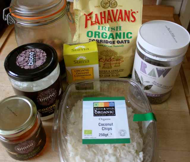 coc nutty granola ingredients