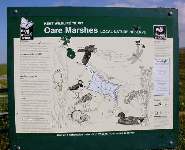 Oare marshes sign