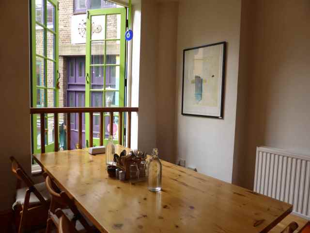 Table in Wild Food Cafe