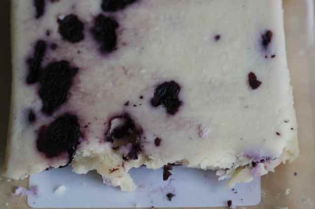 Wensleydale with blueberries