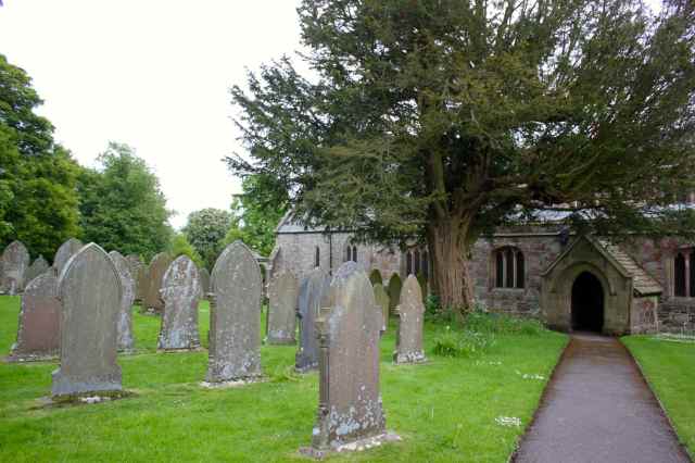 Alstonefield churchyard